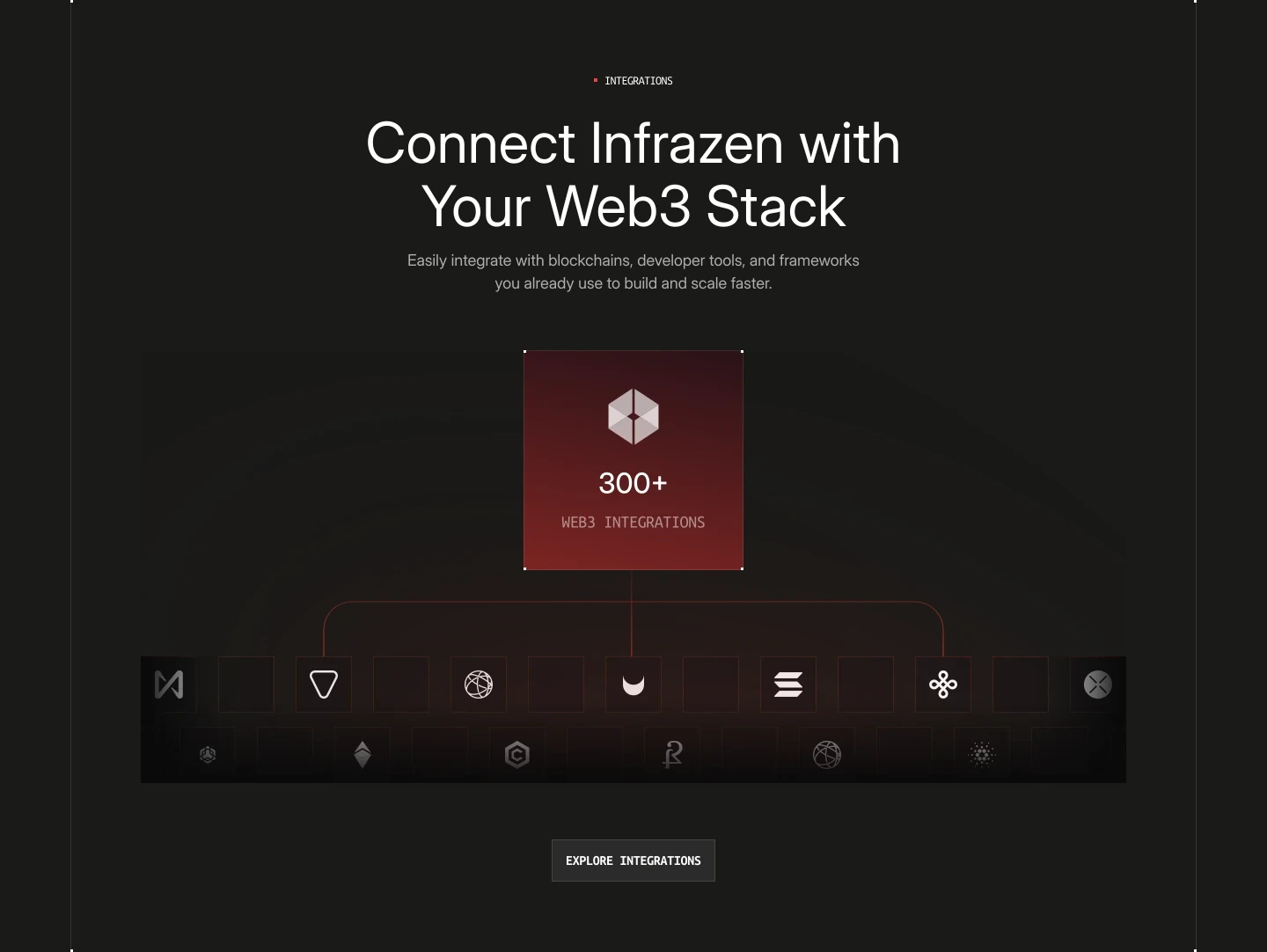 Infrazen integrations section